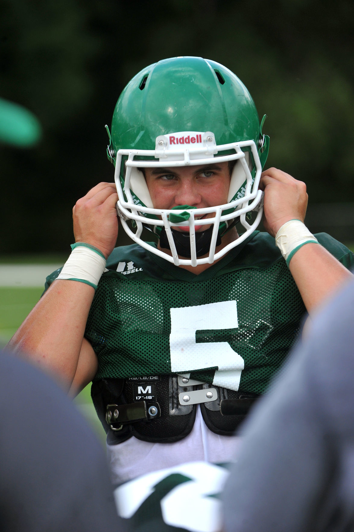 Alleman football practice
